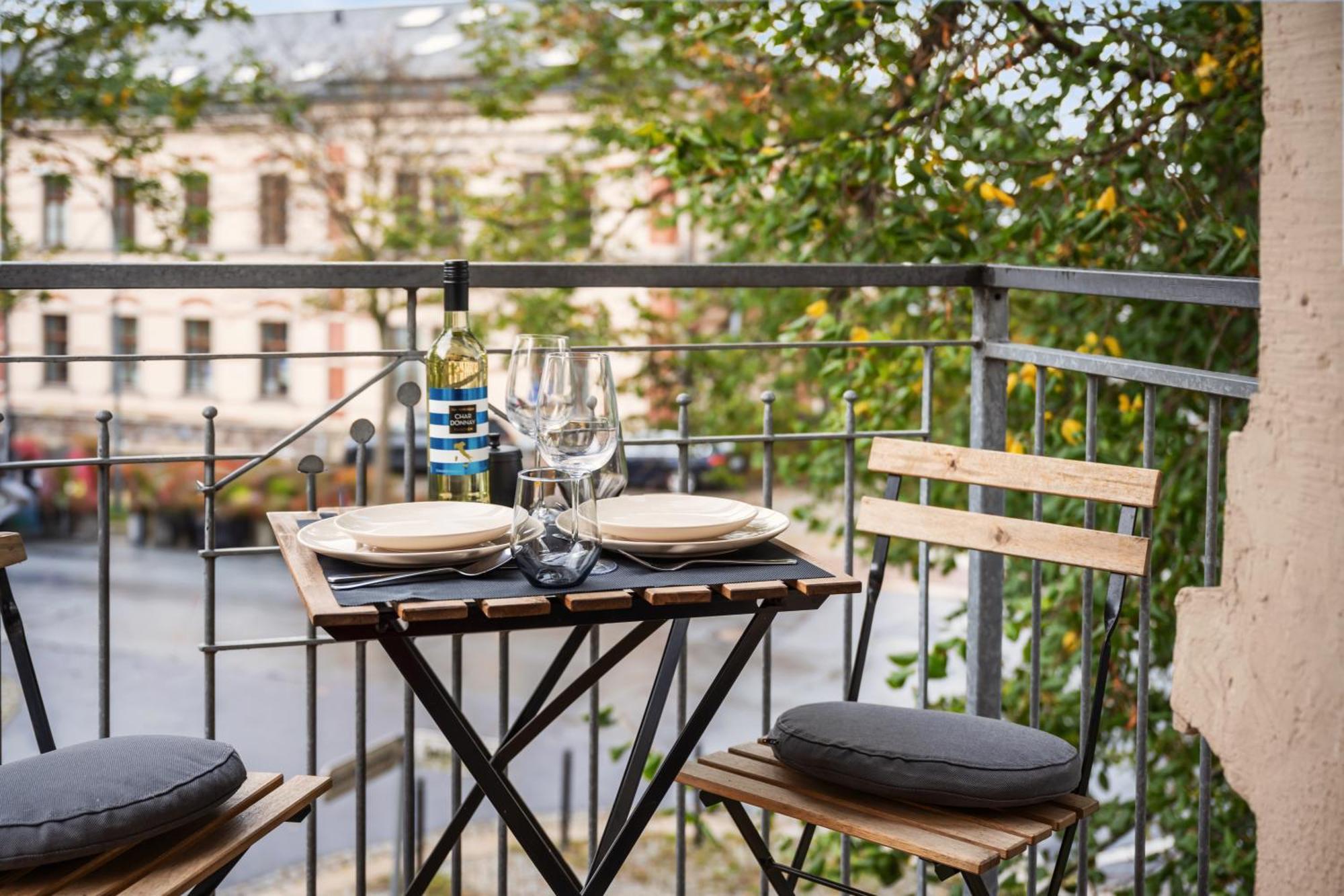 Apartment Edler Wohnraum Schlossteich-suite 3 Sz Mit Zwei Balkonen, Kaffeevollautomat, Kamin, Klima, Lift & Zwei Parkplaetzen